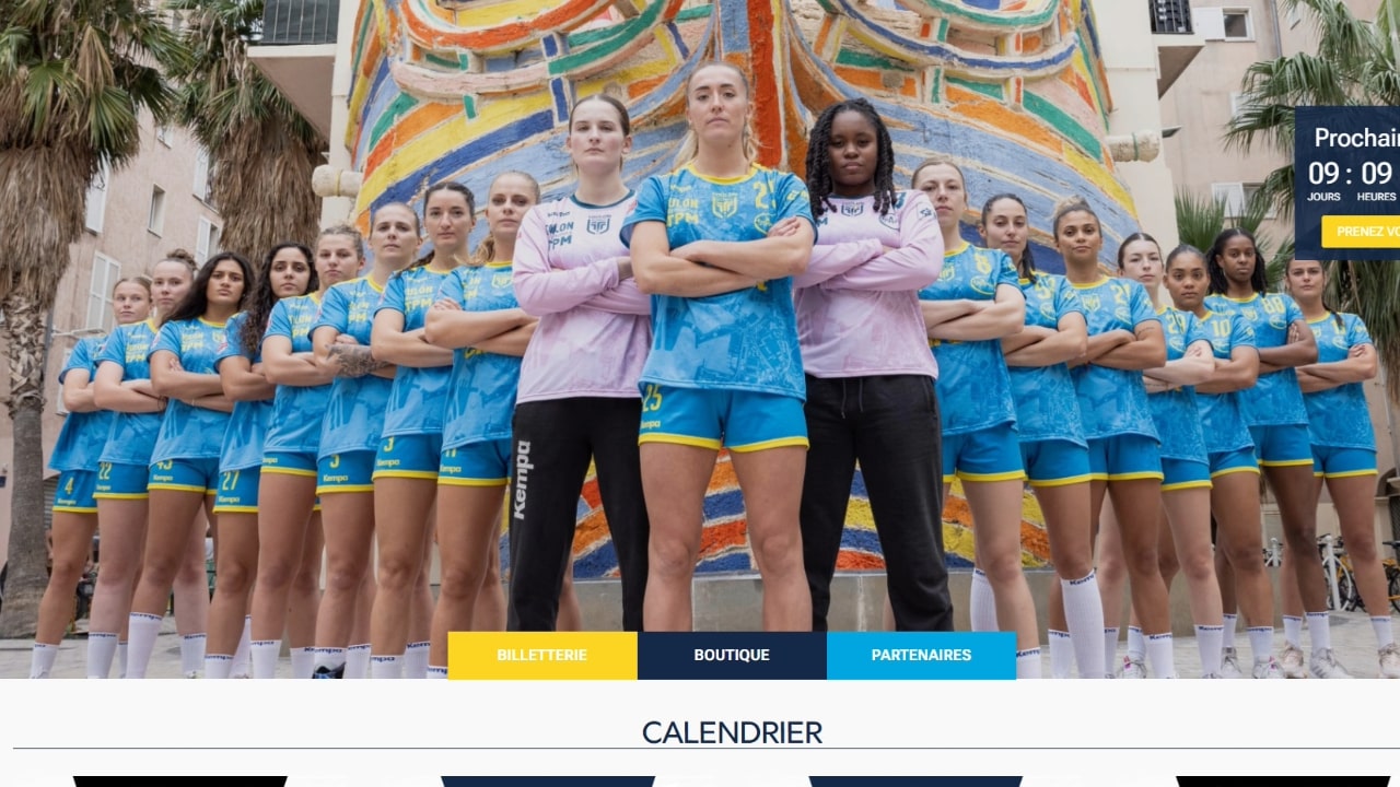 Refonte du site du TMV Handball : comment nous avons modernisé l’image digitale d’un club sportif à Toulon