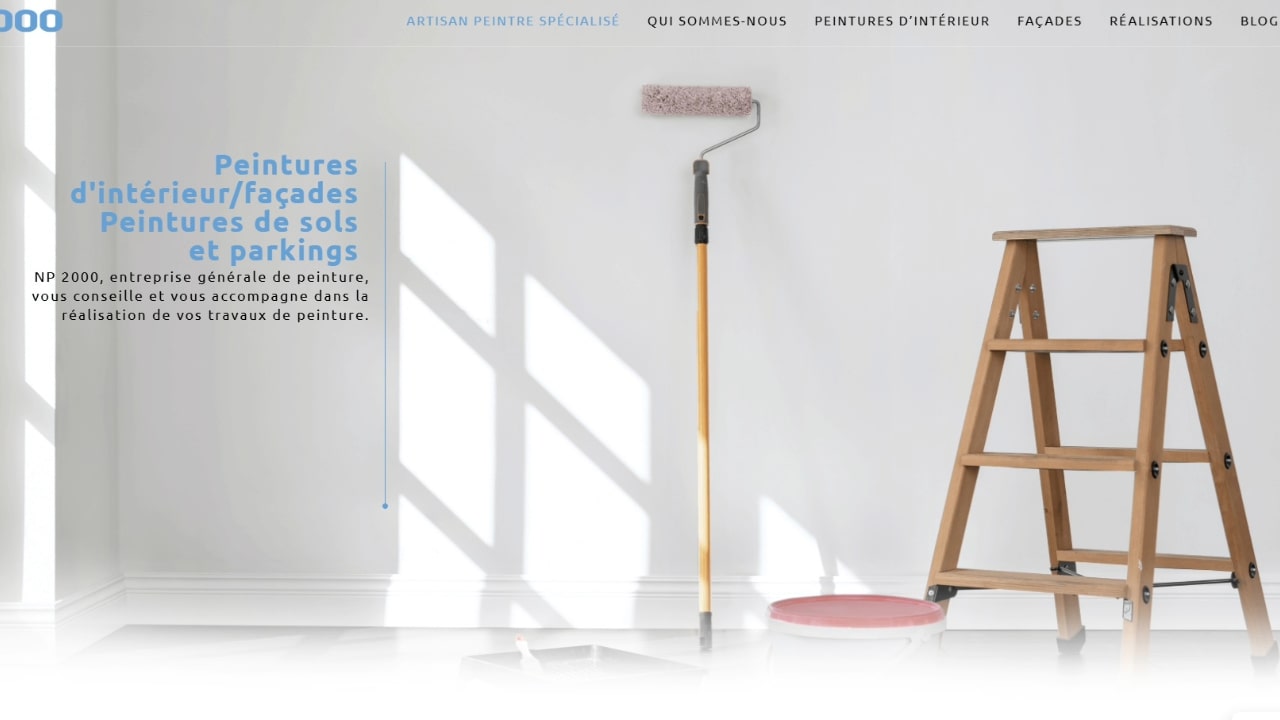 Étude de cas : NP 2000 – Un site web et une stratégie SEO locale au service d’une entreprise de peinture