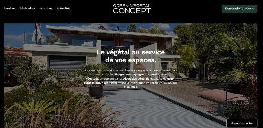 Green Vegetal Concept